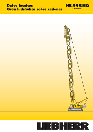 Gru cingolate - braccio a traliccio Liebherr HS 895 HD