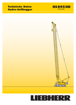Gru cingolate - braccio a traliccio Liebherr HS 895 HD