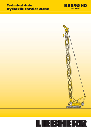 Gru cingolate - braccio a traliccio Liebherr HS 895 HD