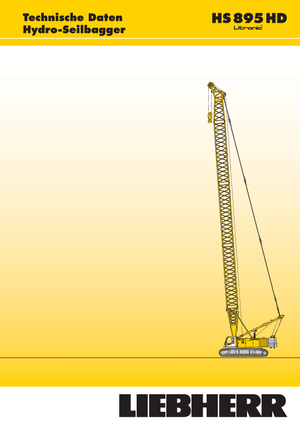 Gru cingolate - braccio a traliccio Liebherr HS 895 HD