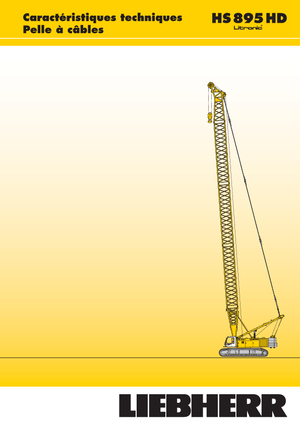 Gru cingolate - braccio a traliccio Liebherr HS 895 HD