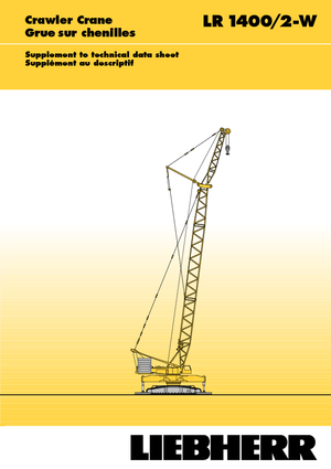 Gru cingolate - braccio a traliccio Liebherr LR 1400/2