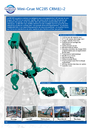 Gru cingolate - braccio telescopico Maeda MC 285 CRME- 2