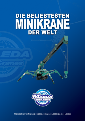 Gru cingolate - braccio telescopico Maeda MC 405 CRME