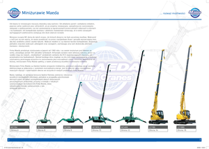 Gru cingolate - braccio telescopico Maeda MC 405 CRME