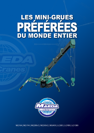 Gru cingolate - braccio telescopico Maeda MC 405 CRME