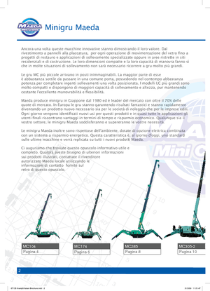 Gru cingolate - braccio telescopico Maeda MC 405 CRME
