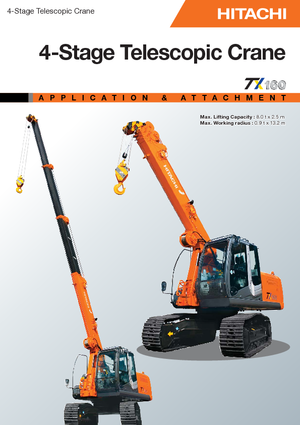 Gru cingolate - braccio telescopico Hitachi Sumitomo TX 160