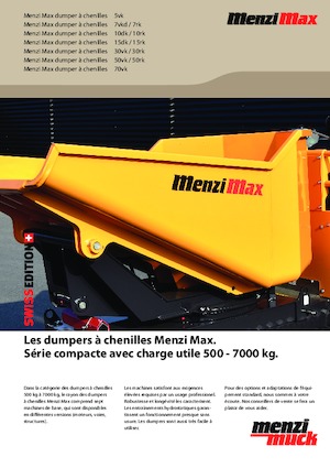 Dumper cingolati Menzi 15rk