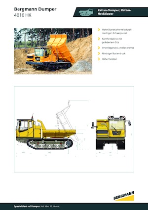 Dumper cingolati Bergmann 4010HK