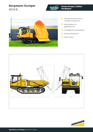 Dumper cingolati Bergmann 4010R