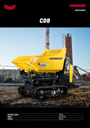 Dumper cingolati Yanmar C 08 HI Tip +