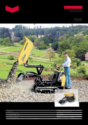 Dumper cingolati Yanmar C 08 HI Tip +