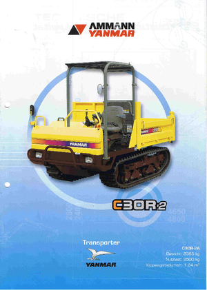 Dumper cingolati Yanmar C 30 R 2 B