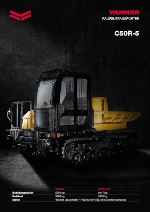 Dumper cingolati Yanmar C 50 R 5 TV