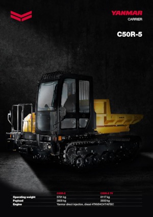 Dumper cingolati Yanmar C 50 R 5