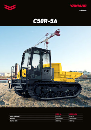 Dumper cingolati Yanmar C50R-5A 