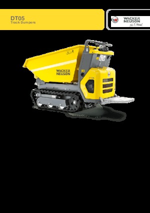 Dumper cingolati Wacker Neuson DT05