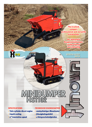 Dumper cingolati Hinowa HS1102