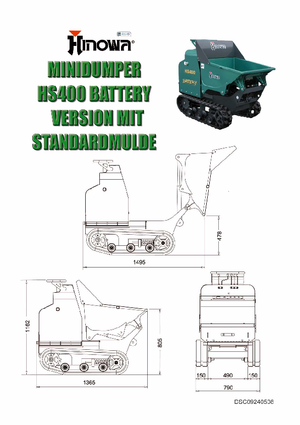 Dumper cingolati Hinowa HS400