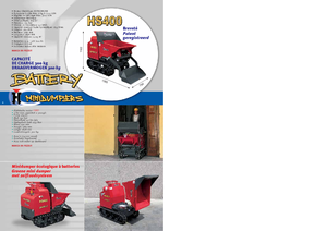 Dumper cingolati Hinowa HS400