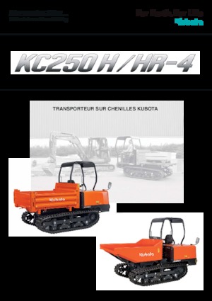 Dumper cingolati Kubota KC 250 H-4