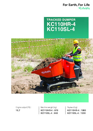 Dumper cingolati Kubota KC110SL-4