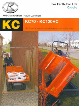 Dumper cingolati Kubota KC120HC-4