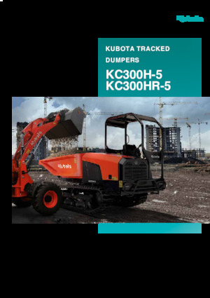 Dumper cingolati Kubota KC300HR-5