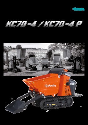 Dumper cingolati Kubota KC70-4