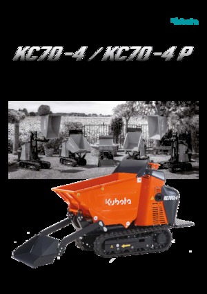 Dumper cingolati Kubota KC70-4