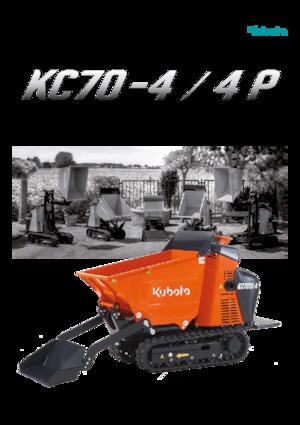 Dumper cingolati Kubota KC70-4