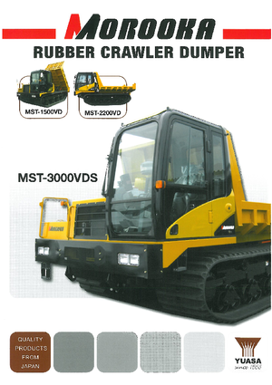 Dumper cingolati Morooka MST 1500 VD