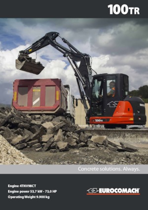 Escavatori cingolati Eurocomach 100 TR