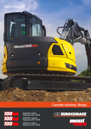Escavatori cingolati Menzi 100na