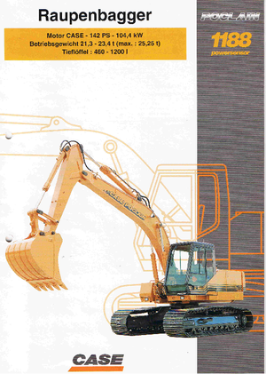 Escavatori cingolati Case Poclain 1188 LC