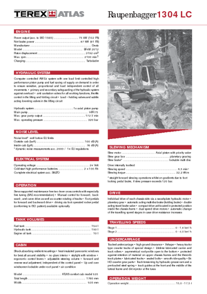Escavatori cingolati Atlas 1304 LC