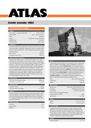 Escavatori cingolati Atlas 160 LC