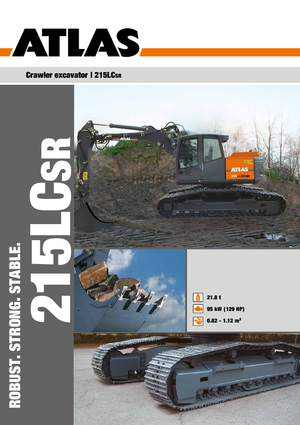 Escavatori cingolati Atlas 215 LC-SR