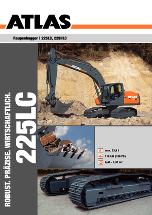 Escavatori cingolati Atlas 225 LC