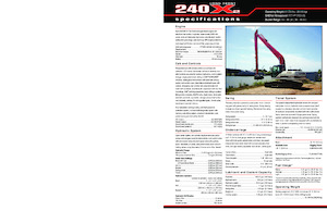 Escavatori cingolati Link-Belt 240 X2 Long Front