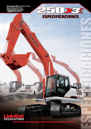 Escavatori cingolati Link-Belt 250 X3E