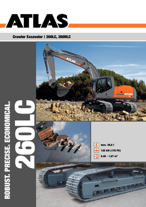 Escavatori cingolati Atlas 260 LC