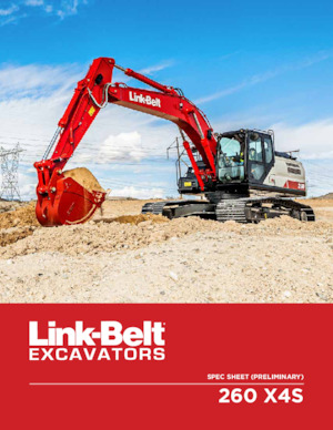 Escavatori cingolati Link-Belt 260 X4S