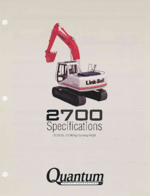 Escavatori cingolati Link-Belt 2700