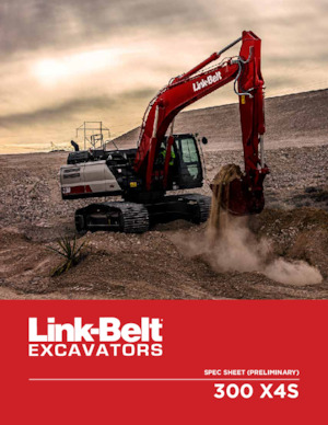 Escavatori cingolati Link-Belt 300 X4S