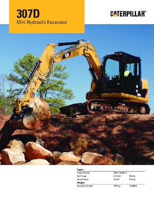 Escavatori cingolati Caterpillar 307D