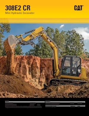 Escavatori cingolati Caterpillar 308E 2 CR