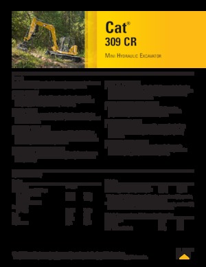 Escavatori cingolati Caterpillar 309 CR