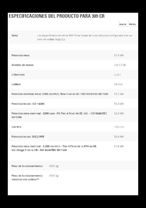 Escavatori cingolati Caterpillar 309 CR